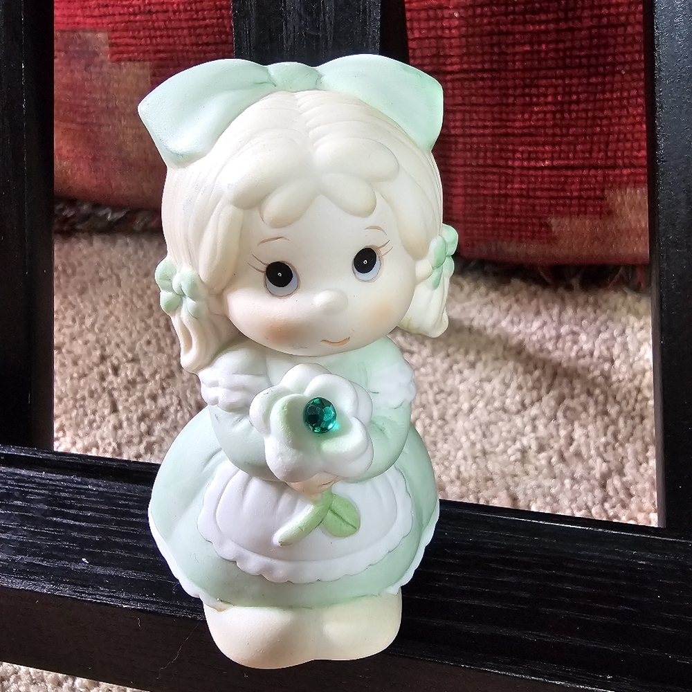 Simson Birthstone ADORABLE LITTLE GIRL Porcelain Vintage Figurine